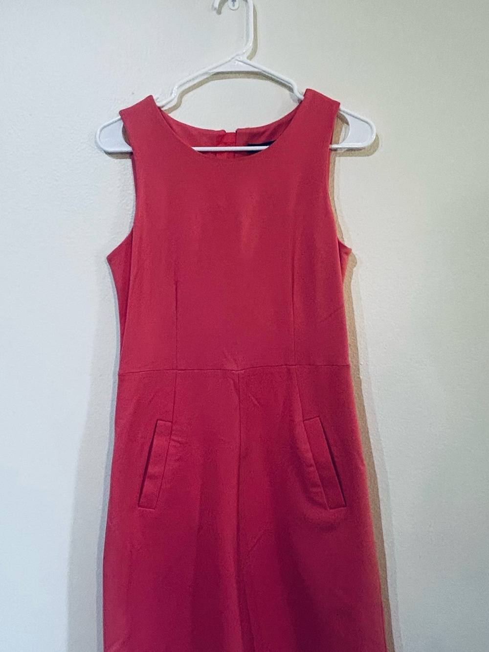 Banana Republic Coral Midi Sheath Dress